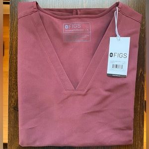 NWT Figs Casma, Dark Cherry, XL